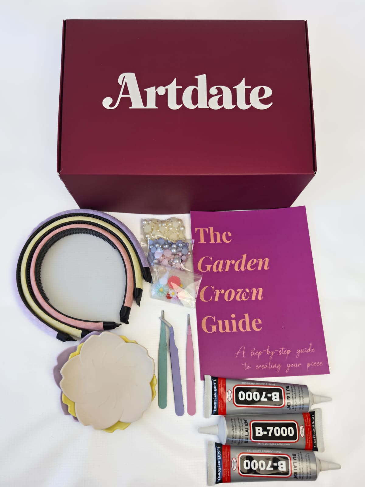 Kids flower headband craft DIY kit